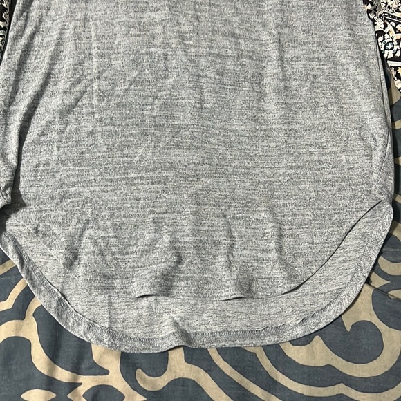 SHEIN raglan top, blueish-gray color size large - Picture 2 of 4